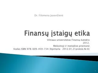 finans staig etika