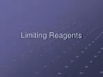 Limiting Reagents