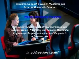 Success Coach and Mentor for Women – Sue Davey