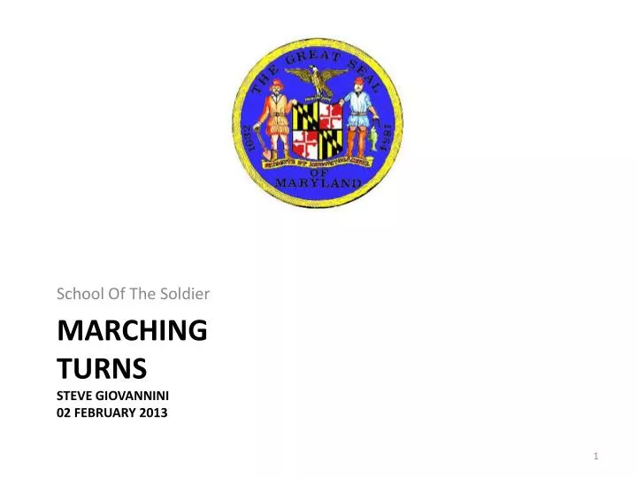 marching turns steve giovannini 02 february 2013