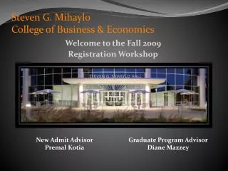 Steven G. Mihaylo College of Business &amp; Economics