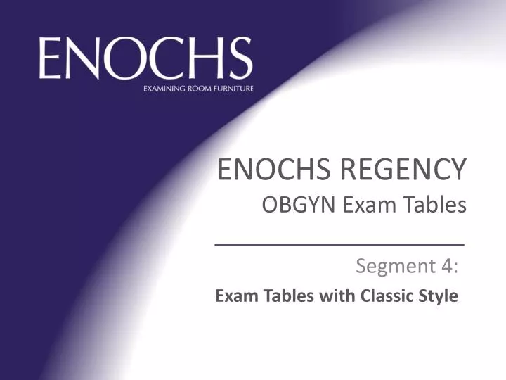 enochs regency obgyn exam tables