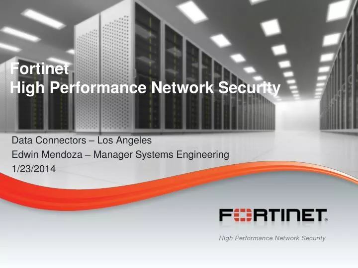 fortinet high performance network security