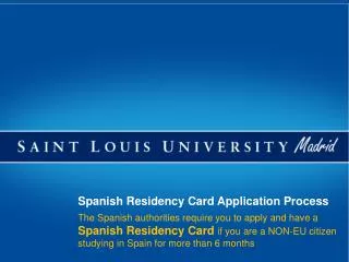 Spanish Residency Card Application Process