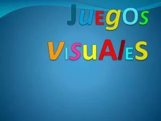 j u e g o s v i s u a l e s