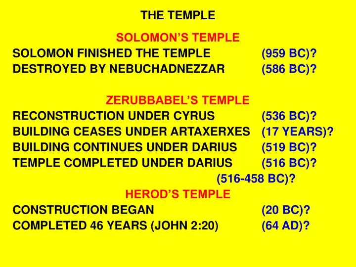 the temple