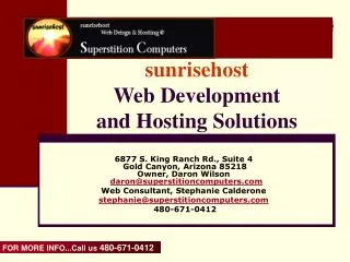 sunrisehost Web Development and Hosting Solutions