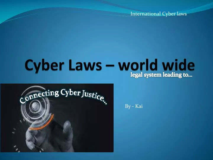 cyber laws world wide