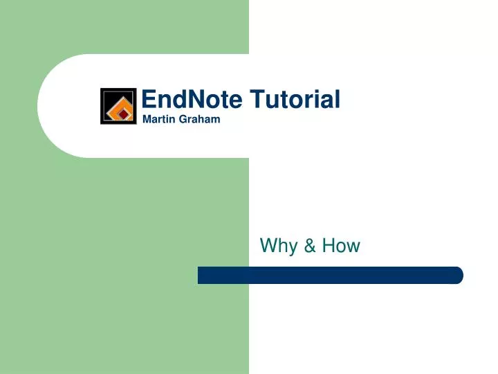 endnote tutorial martin graham