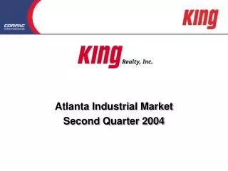 Atlanta Industrial Market Second Quarter 2004