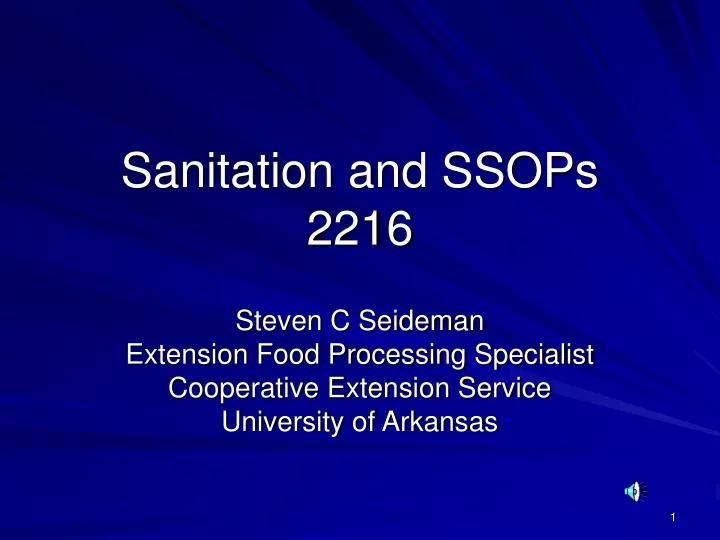 sanitation and ssops 2216