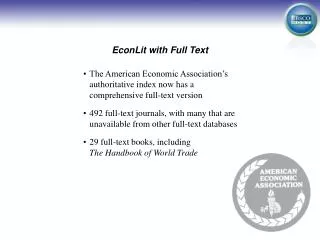EconLit with Full Text