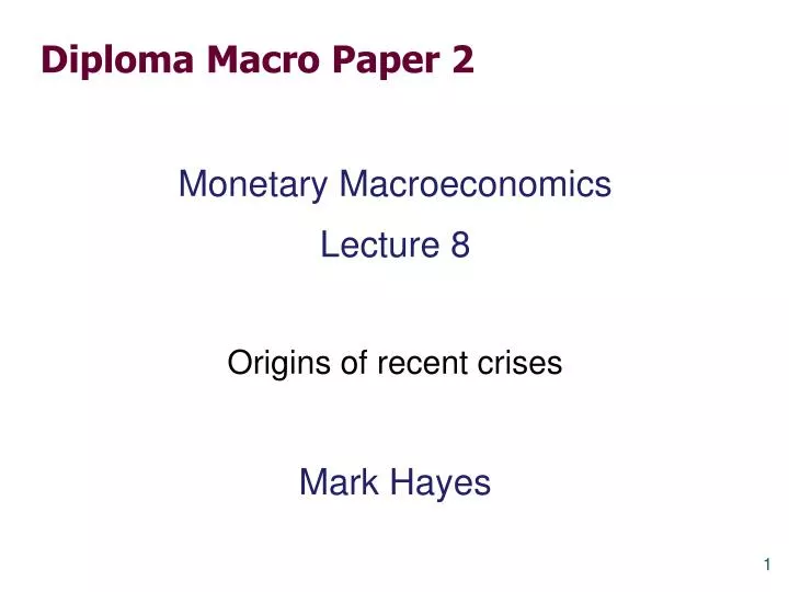 diploma macro paper 2