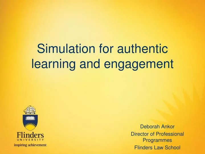 simulation for authentic learning and engagement