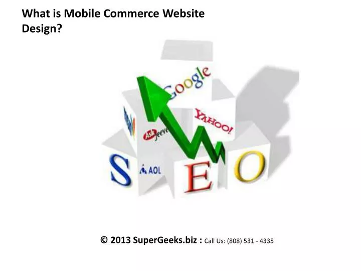 what is mobile commerce website design