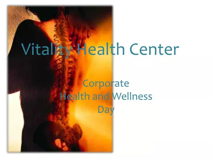 vitality health center