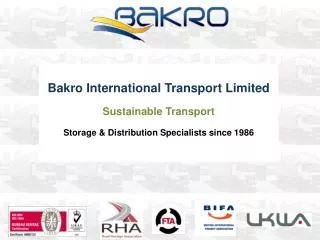 Bakro International Transport Limited Sustainable Transport