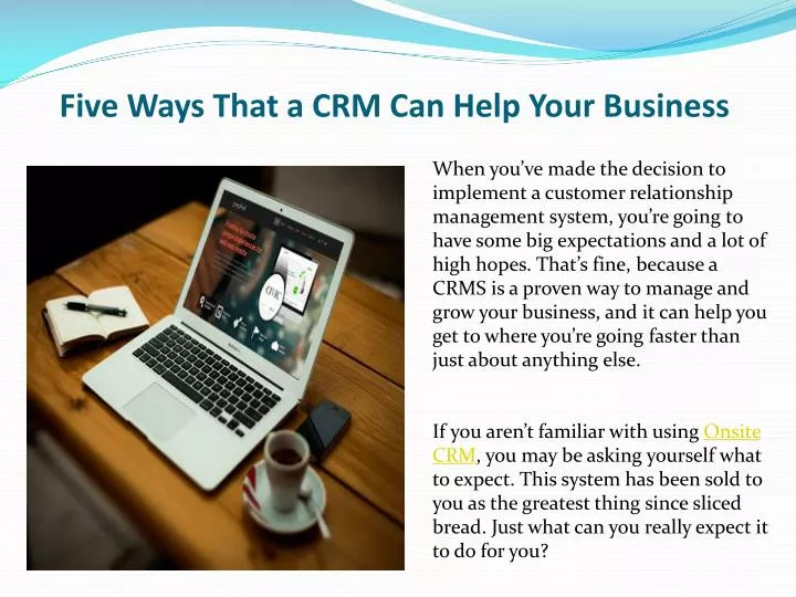 five ways that a crm can help your business