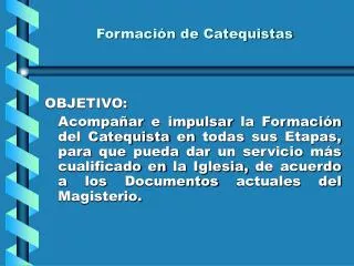 formaci n de catequistas