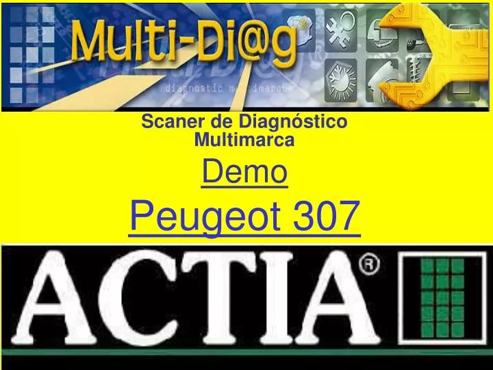 scaner de diagn stico multimarca demo peugeot 307