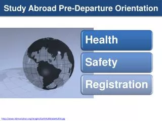 Study Abroad Pre-Departure Orientation