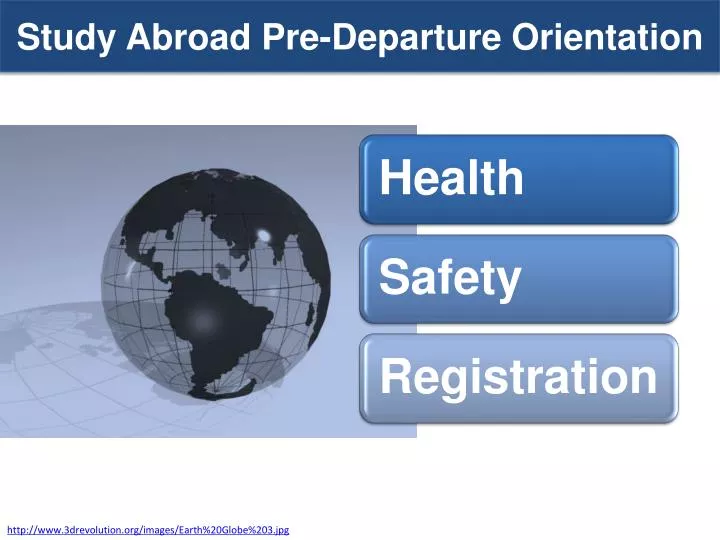 study abroad pre departure orientation