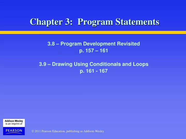 chapter 3 program statements
