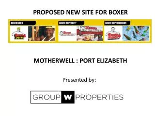 PROPOSED NEW SITE FOR BOXER