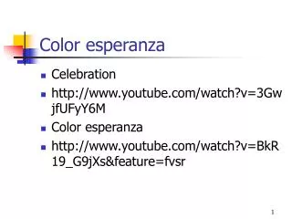 color esperanza