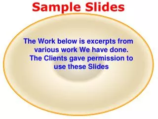 Sample Slides