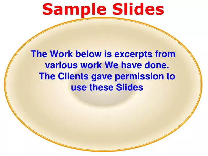 sample slides