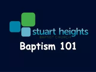 Baptism 101