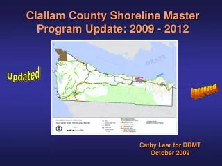 Clallam County Shoreline Master Program Update: 2009 - 2012