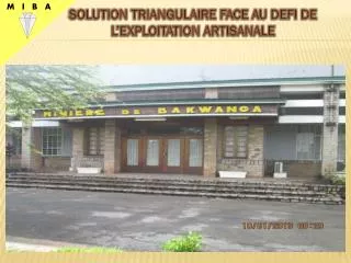 solution triangulaire face au defi de l exploitation artisanale