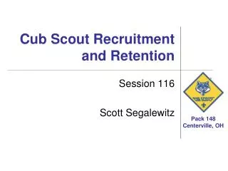 Cub Scout Recruitment and Retention