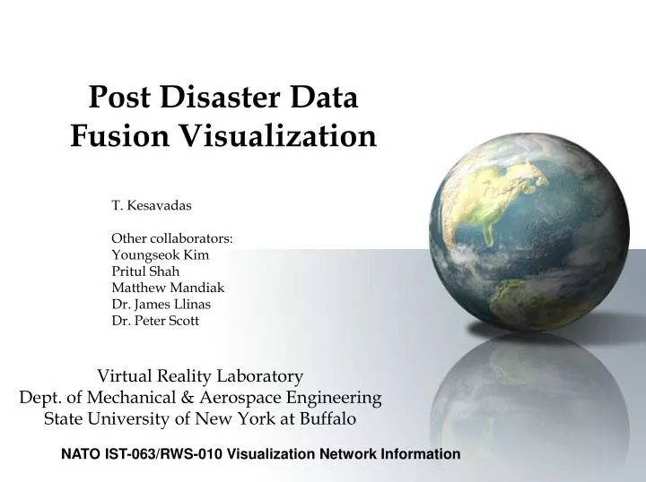 post disaster data fusion visualization