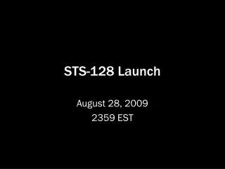 STS-128 Launch