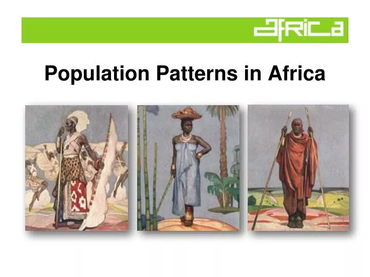 population patterns in africa