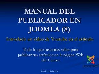 manual del publicador en joomla 8