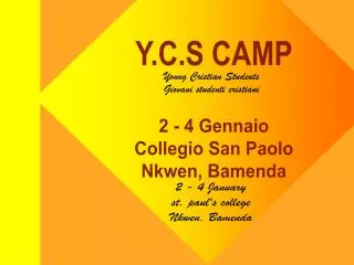 Y.C.S CAMP