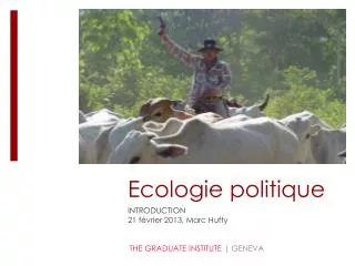 ecologie politique