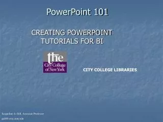 PowerPoint 101