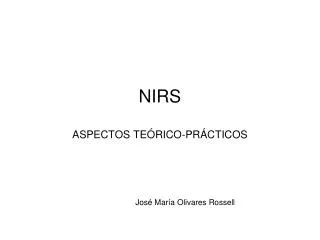 nirs aspectos te rico pr cticos