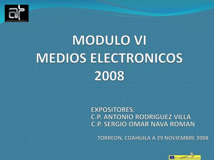 modulo vi medios electronicos 2008