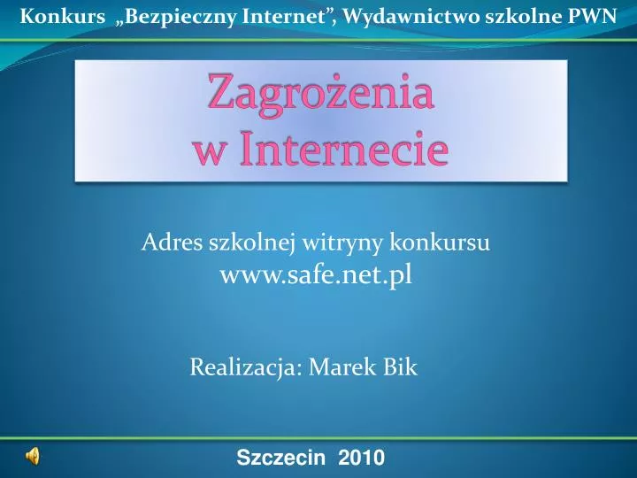 adres szkolnej witryny konkursu www safe net pl