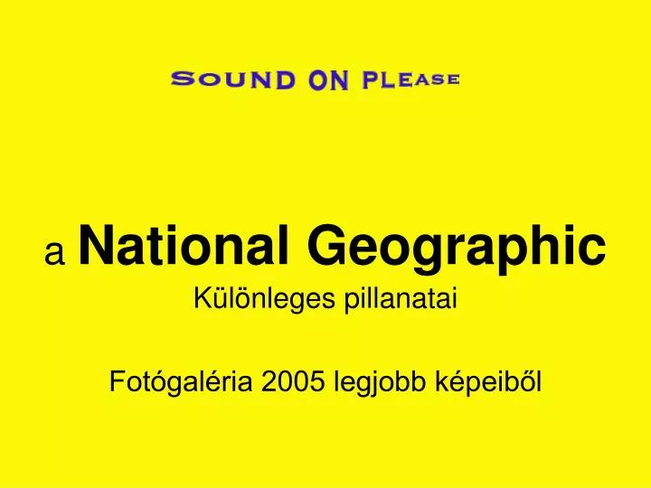 a national geographic