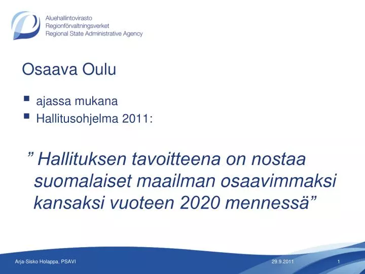 osaava oulu