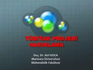 t b tak projes hazirlama