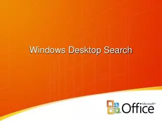 windows desktop search