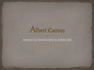 a lbert c amus